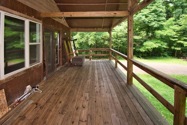 23627 Glenwood Rd, Cassopolis, MI 49031 - view of wooden terrace