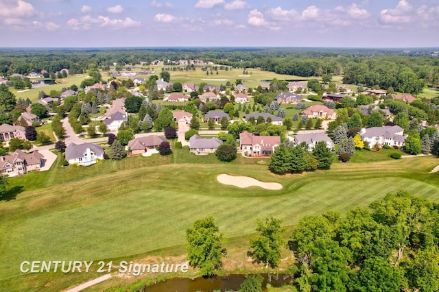 43 Sawmill Creek Trl, Saginaw, MI 48603 - aerial view of residential area featuring a golf club