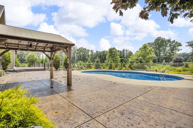 12500 Round Lake Rd, Horton, MI 49246 - view of pool featuring a patio area