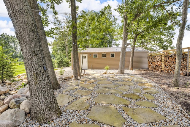 12500 Round Lake Rd, Horton, MI 49246 - view of patio