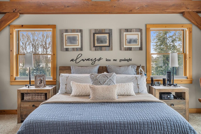 12500 Round Lake Rd, Horton, MI 49246 - carpeted bedroom featuring baseboards