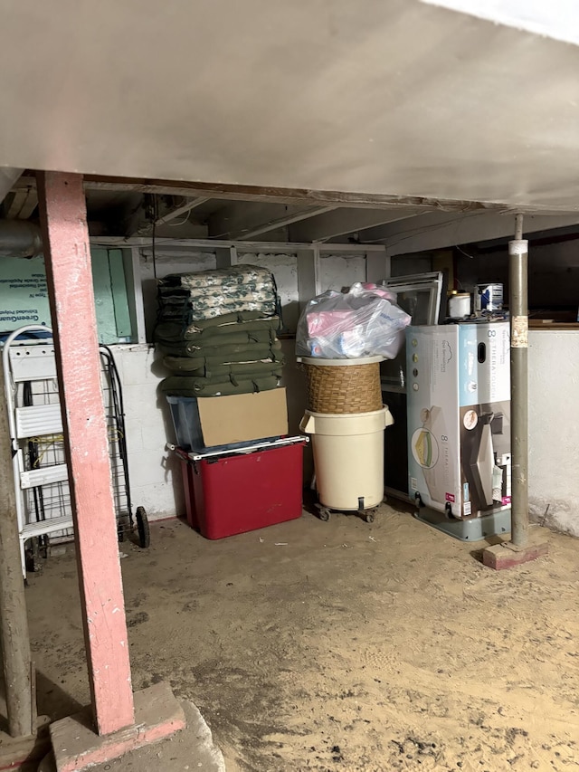 1069 E Main St, Benton Harbor, MI 49022 - view of unfinished basement