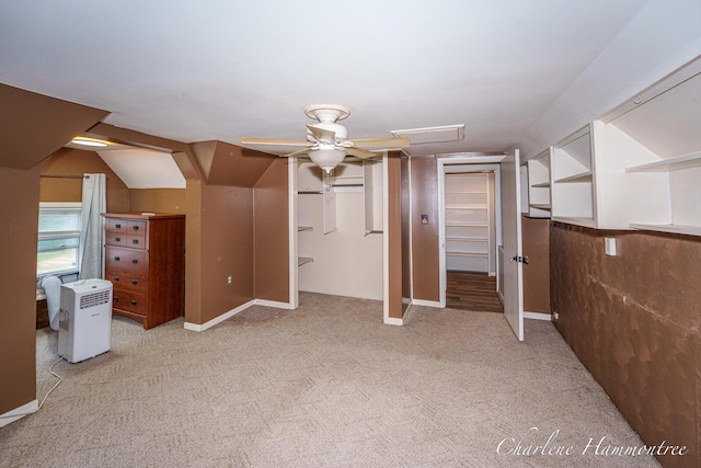 126 E Cherry St, Wayland, MI 49348 - basement featuring light carpet and a ceiling fan