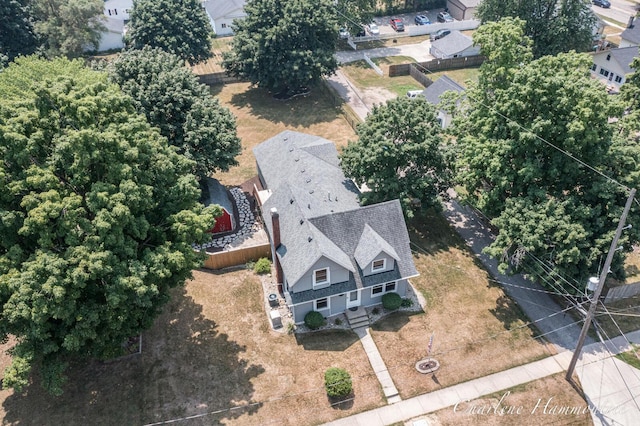 126 E Cherry St, Wayland, MI 49348 - aerial view of property and surrounding area