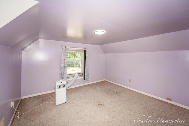 126 E Cherry St, Wayland, MI 49348 - additional living space featuring lofted ceiling and carpet flooring