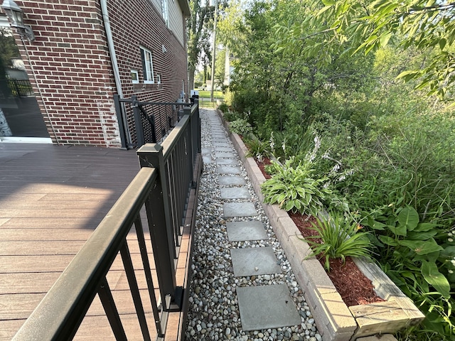 3165 Kenrick St, Keego Harbor, MI 48320 - view of yard featuring a deck