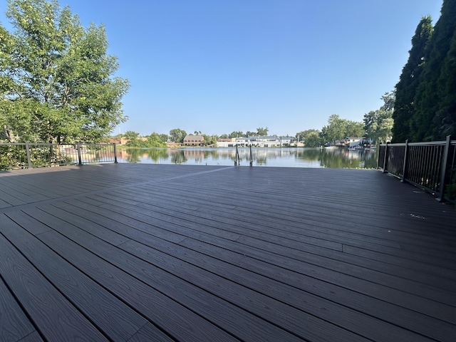 3165 Kenrick St, Keego Harbor, MI 48320 - deck with a water view