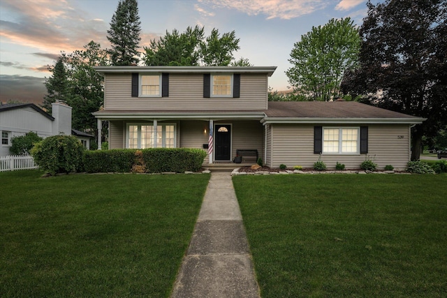 539 Old Bridge Rd, Grand Blanc, MI 48439 - traditional-style house featuring covered porch