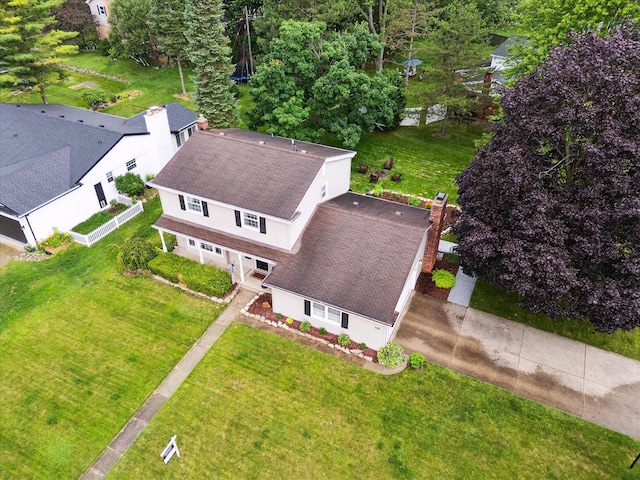 539 Old Bridge Rd, Grand Blanc, MI 48439 - aerial view of property and surrounding area
