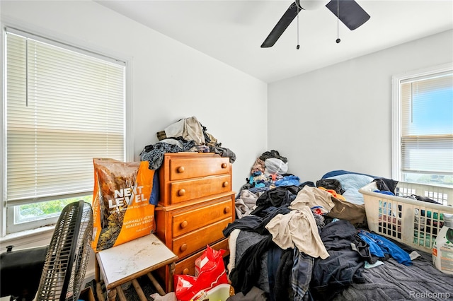 18995 Fielding St, Detroit, MI 48219 - bedroom featuring a ceiling fan