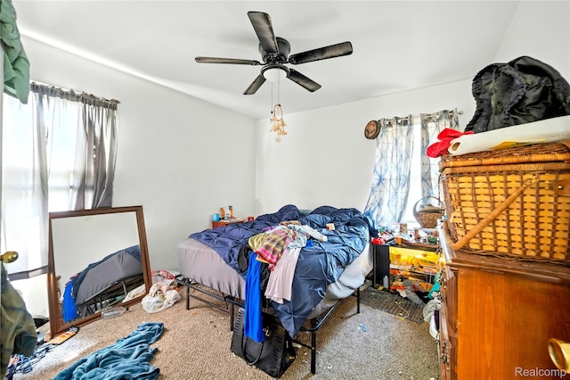 18995 Fielding St, Detroit, MI 48219 - bedroom featuring carpet and a ceiling fan