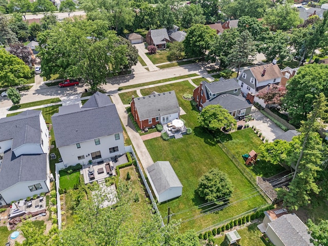 2213 N Wilson Ave, Royal Oak, MI 48073 - aerial view of property's location with nearby suburban area