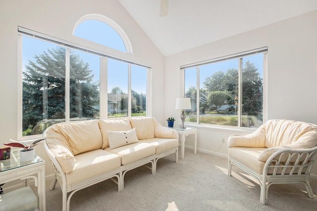 5766 Wineberry Ln SW, Wyoming, MI 49418 - sunroom / solarium featuring lofted ceiling