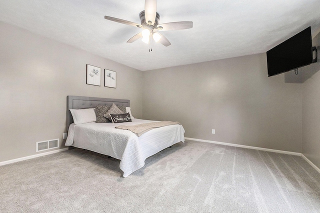 12912 Valley Dr, Wayland, MI 49348 - bedroom featuring carpet floors and ceiling fan
