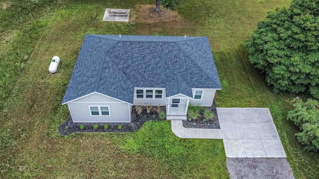 7920 W Juniper Beach Rd, Mears, MI 49436 - view from above of property
