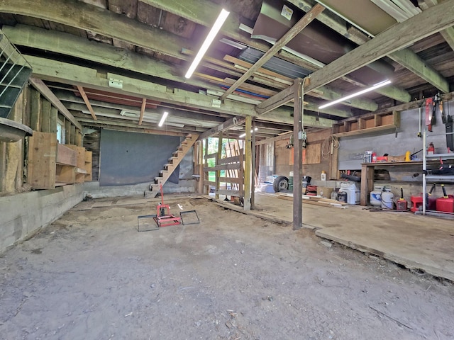 8277 Alpine Ave NW, Sparta, MI 49345 - miscellaneous room with stairs