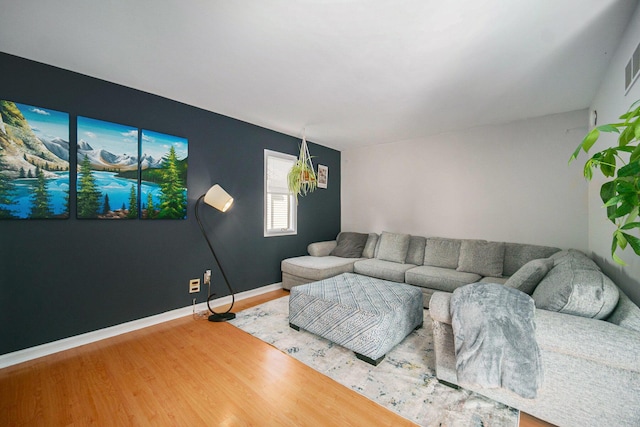 1101 Heritage Dr, Saline, MI 48176 - living area with wood finished floors and baseboards