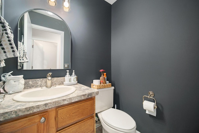 1101 Heritage Dr, Saline, MI 48176 - bathroom featuring vanity and toilet
