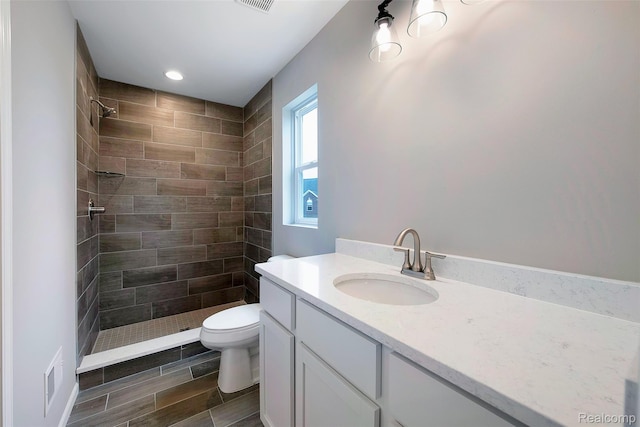 13339 Whispering Pines Ct, Linden, MI 48451 - full bath with vanity and a tile shower