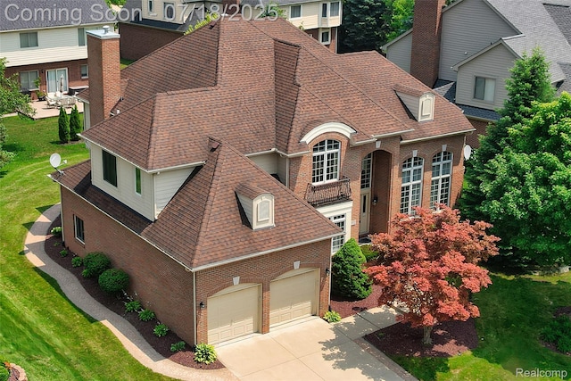 24352 Cavendish Ave W, Novi, MI 48375 - view from above of property