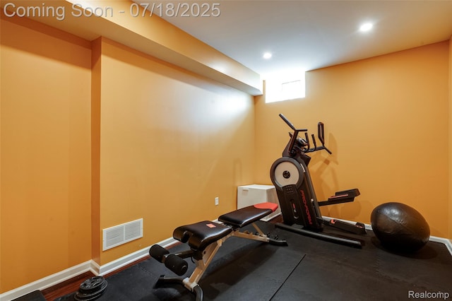 24352 Cavendish Ave W, Novi, MI 48375 - exercise area with recessed lighting