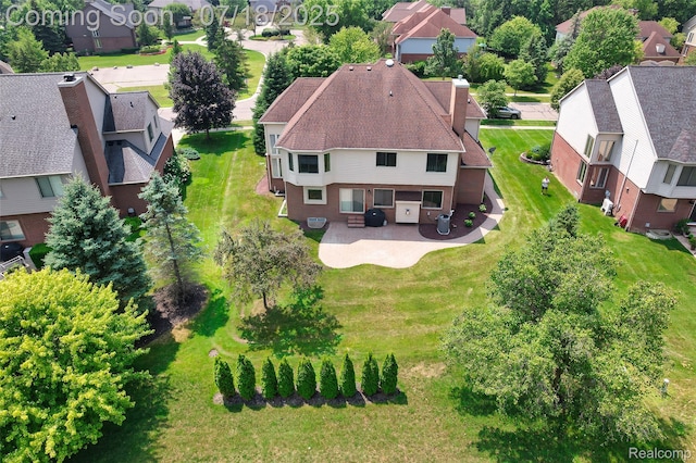 24352 Cavendish Ave W, Novi, MI 48375 - aerial perspective of suburban area