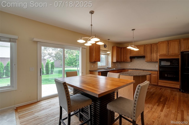 24352 Cavendish Ave W, Novi, MI 48375 - kitchen featuring plenty of natural light and light wood-style flooring