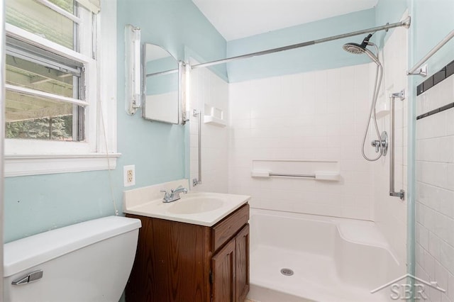 114 E Sugnet Rd, Midland, MI 48642 - bathroom with vanity and a shower