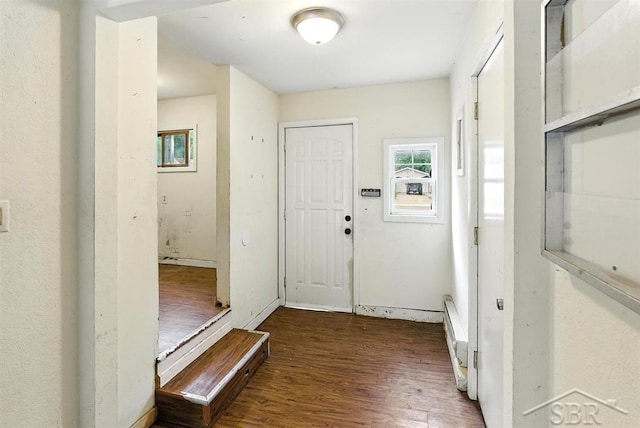 3704 Concord St, Midland, MI 48642 - foyer with wood finished floors and baseboards