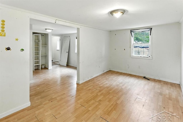 3704 Concord St, Midland, MI 48642 - spare room with light wood-type flooring and baseboards