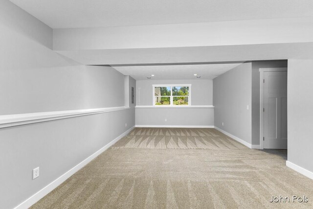 1025 Mechanic St, Big Rapids, MI 49307 - empty room featuring carpet and baseboards