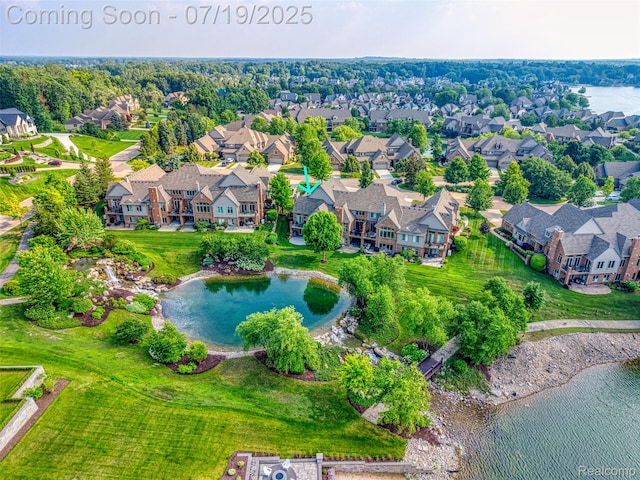 10827 Sparkling Waters Ct, South Lyon, MI 48178 - aerial view of property's location with nearby suburban area