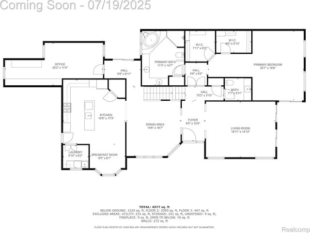 10827 Sparkling Waters Ct, South Lyon, MI 48178 - view of floor plan / room layout