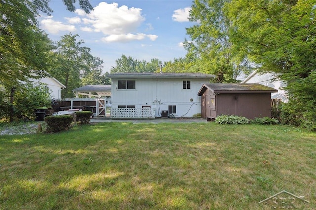 3118 Spruce St, Midland, MI 48640 - back of property featuring a storage shed
