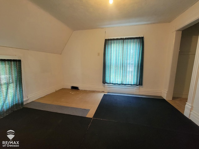 725 River St, Owosso, MI 48867 - bonus room with vaulted ceiling and baseboards