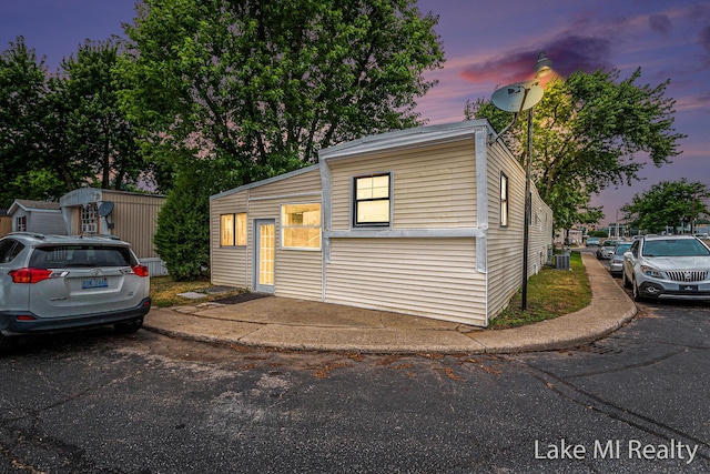 view of bungalow-style home