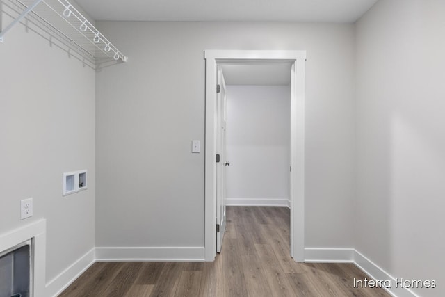 3349 Kings River St SW Unit 36, Wyoming, MI 49418 - laundry room featuring washer hookup and wood finished floors
