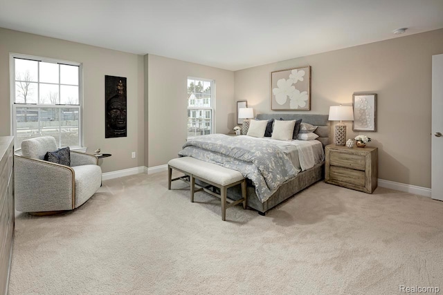809 Cortland Ln, Troy, MI 48085 - bedroom with light carpet and baseboards