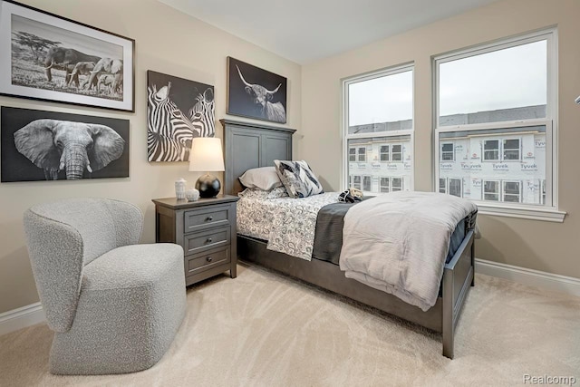 809 Cortland Ln, Troy, MI 48085 - bedroom with light carpet and baseboards