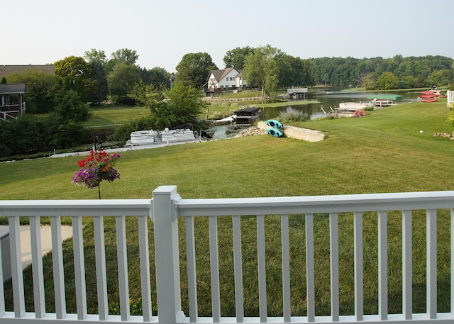 8440 Irish Mist, Onsted, MI 49265 - view of green lawn featuring a water view
