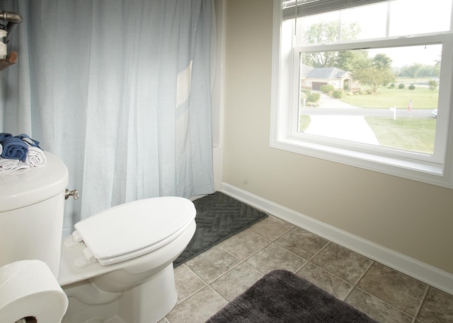 8440 Irish Mist, Onsted, MI 49265 - bathroom with toilet and tile patterned floors