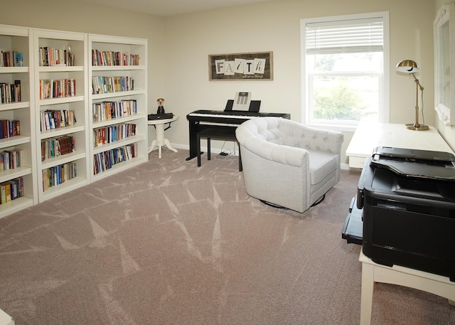 8440 Irish Mist, Onsted, MI 49265 - living area featuring carpet and a desk