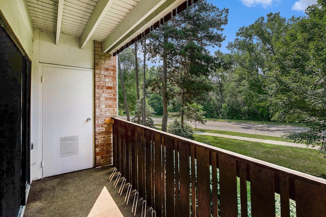 2150 Pauline Blvd Unit 203, Ann Arbor, MI 48103 - balcony featuring view of scattered trees