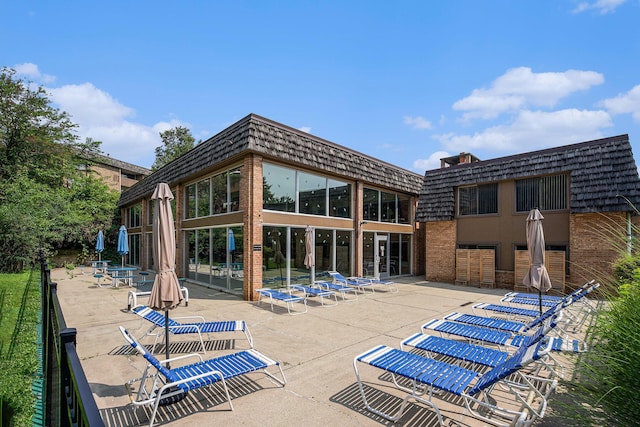 2150 Pauline Blvd Unit 203, Ann Arbor, MI 48103 - view of swimming pool with a patio area