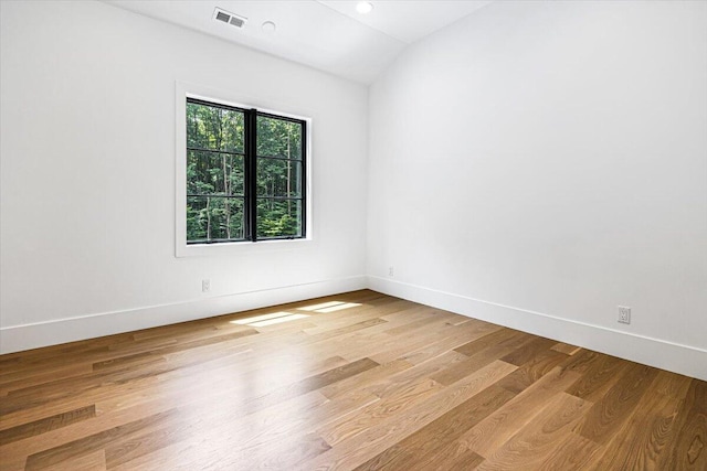 7462 Youngren Rd, Three Oaks, MI 49128 - spare room with vaulted ceiling and wood finished floors