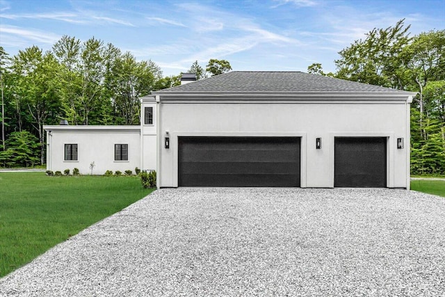 7462 Youngren Rd, Three Oaks, MI 49128 - garage featuring gravel driveway