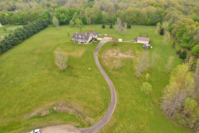 3725 S Creek Ln, Dryden, MI 48428 - overview of rural landscape