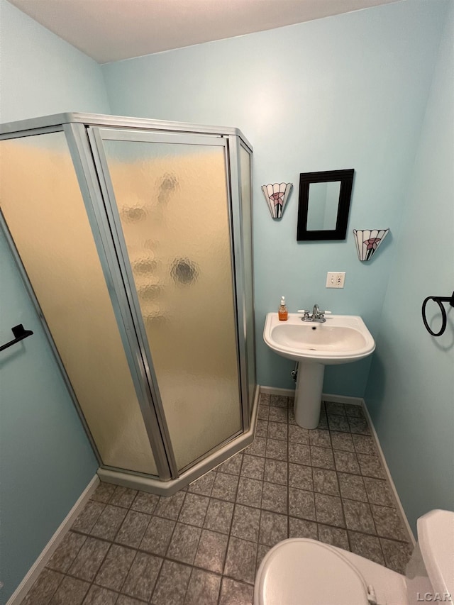 1569 N Rollin Hwy, Hudson, MI 49247 - full bathroom with toilet and a stall shower