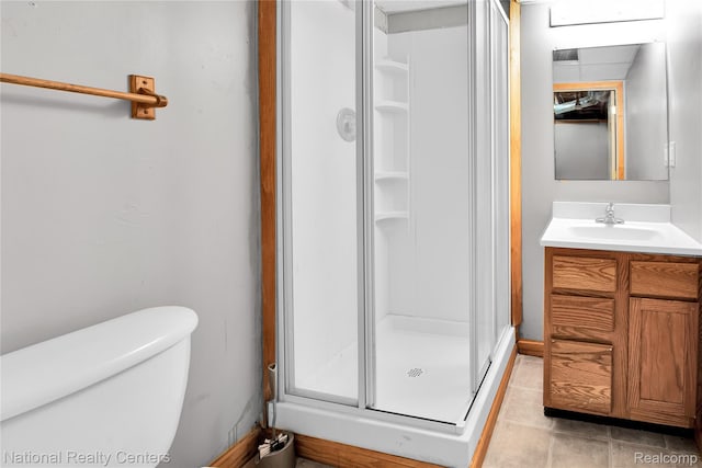 1236 University Dr, Pontiac, MI 48342 - bathroom with a stall shower and vanity