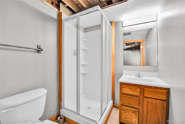 1236 University Dr, Pontiac, MI 48342 - bathroom featuring vanity and a shower stall